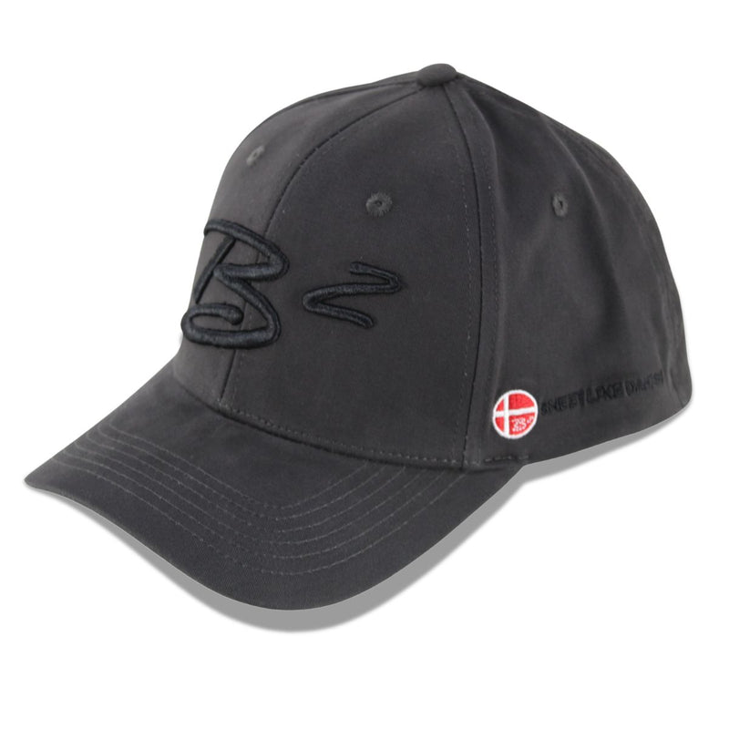 B2 Audio Grey Flex-Fit Classic, Ball Cap Hat with "B2" Logo