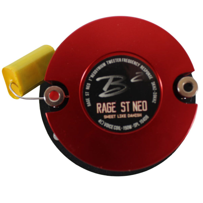 B2 Audio Pair of RAGE Series 1" 4-Ohm 75 Watt RMS Neodymium Tweeters