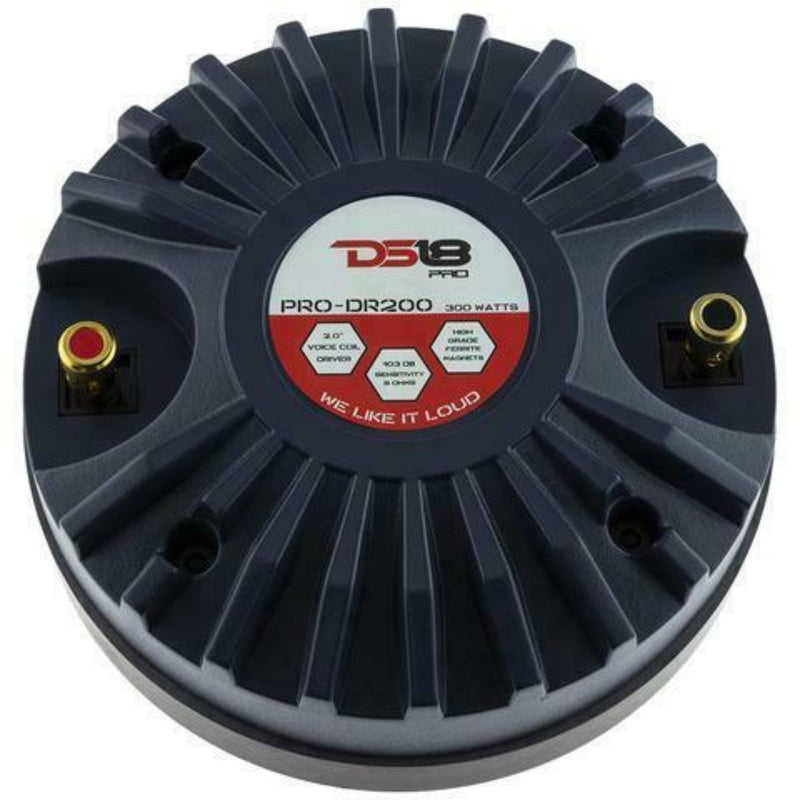 DS18 2" Pro Bolt On Compression Driver 300 Watts 8 Ohm PRO-DR200