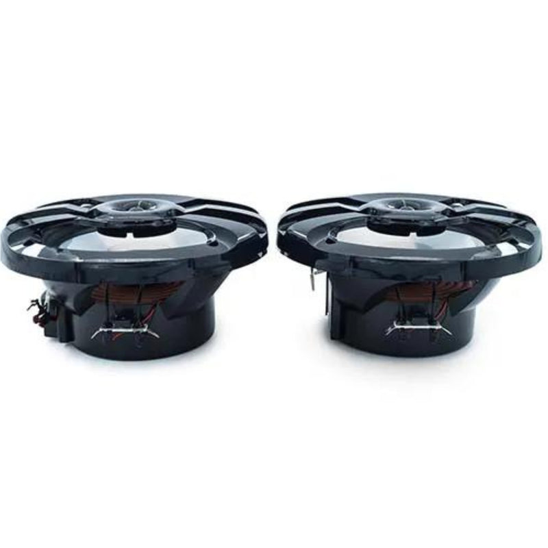 Pair of Kenwood 6.5" 2-way 4 Ohm 260W Max Marine Speakers W/ Built-in LED Lights