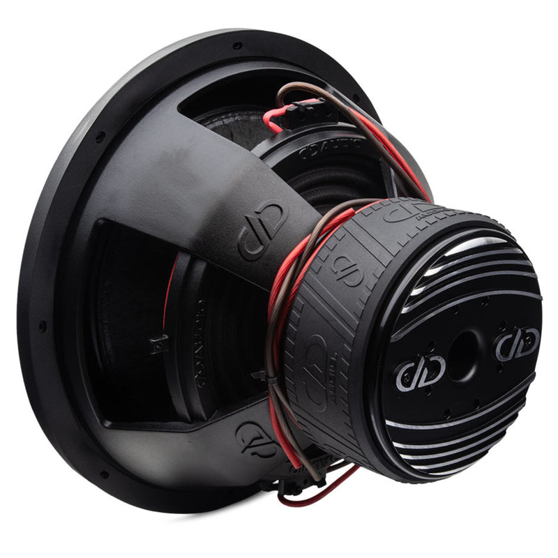 DD Audio 15" Dual 2 Ohm 4500W Peak/1500W RMS Power Tuned Subwoofer 715f-D2