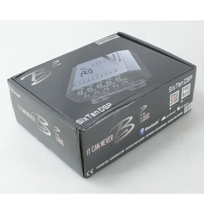 B2 Audio Metallic 4v 10 Ch DSP w/ BT IOS/Android App 96 KHz - 32 Bit OPEN BOX