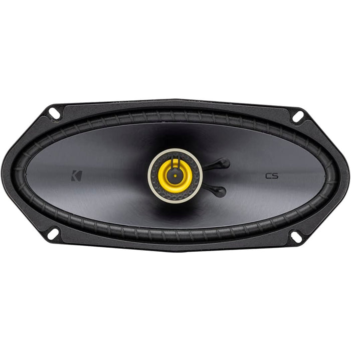 Kicker 4" x 10" 225W 4 Ohm 2-Way Coaxial Speaker Pair CS-SERIES 50CSC4104