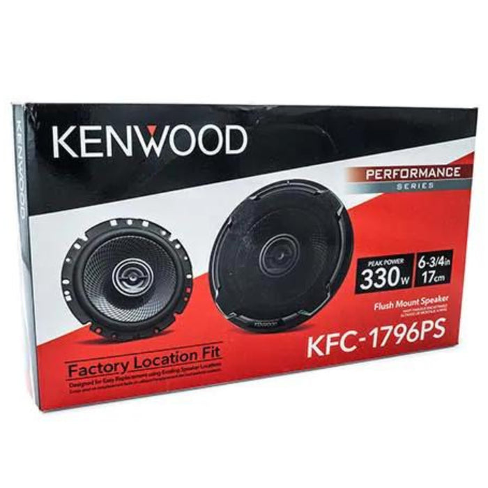 Kenwood 6.75" Performance Series Round 2-Way Speaker System, 330W Max Power