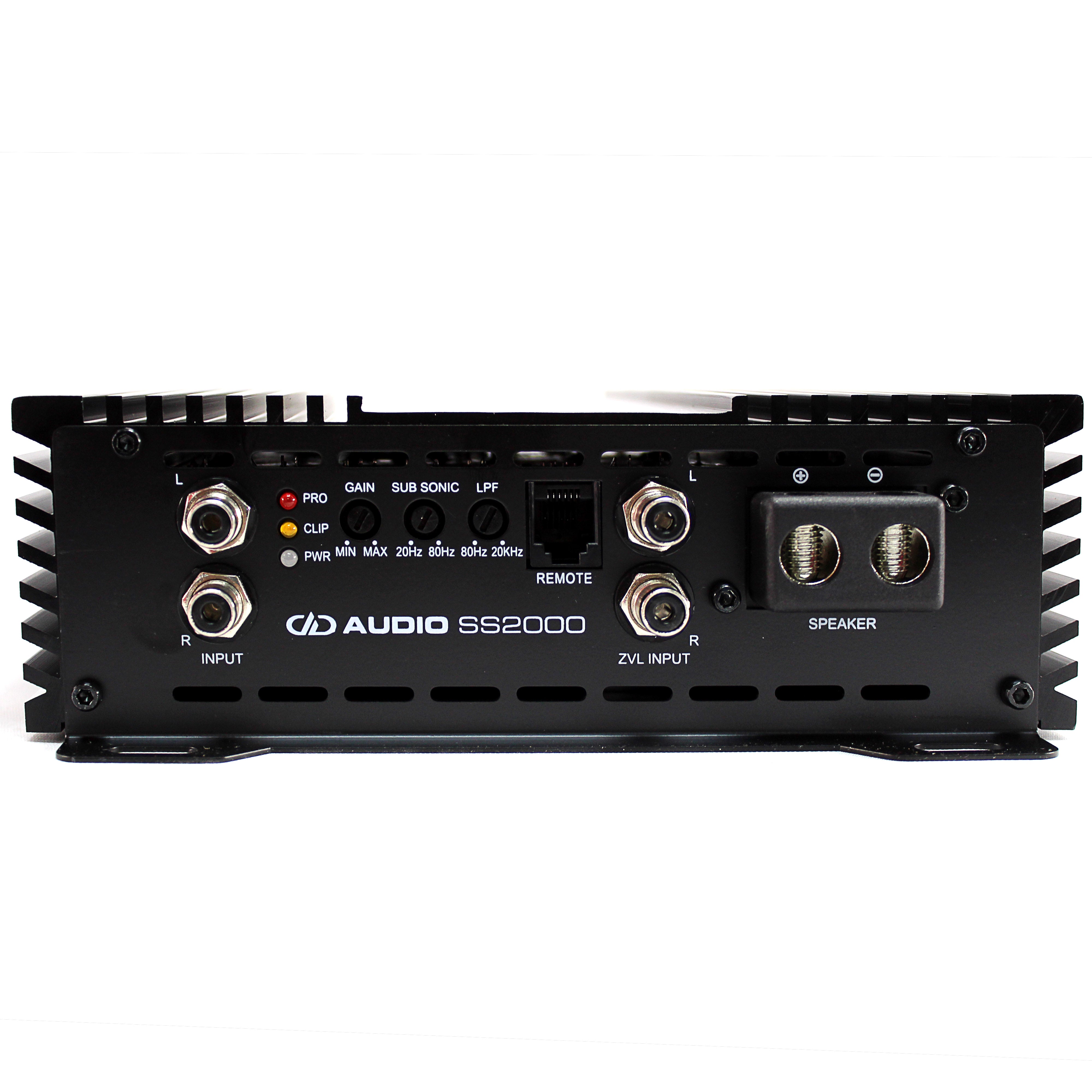 2000W 1-Ohm Class-D Full-Range Compact Monoblock Amplifier DD Audio SS2000