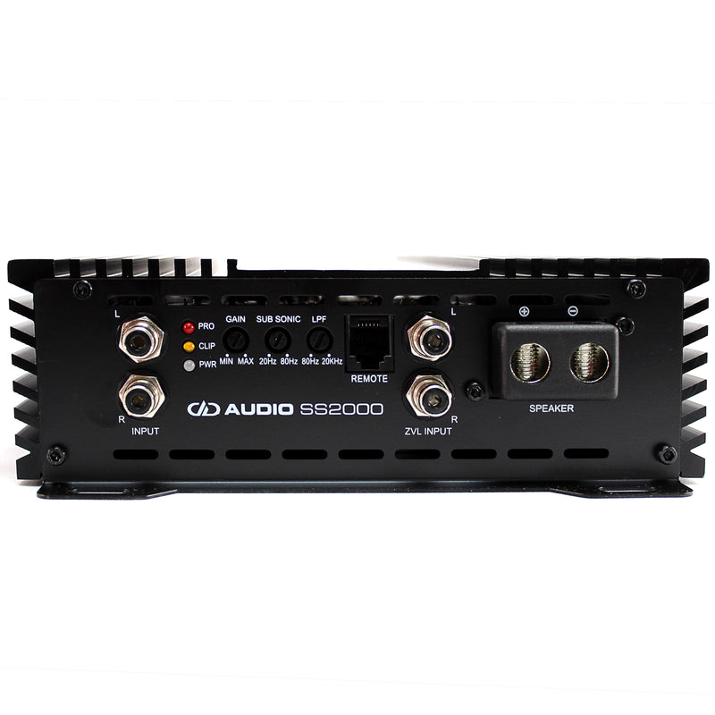 2000W 1-Ohm Class-D Full-Range Compact Monoblock Amplifier DD Audio SS2000