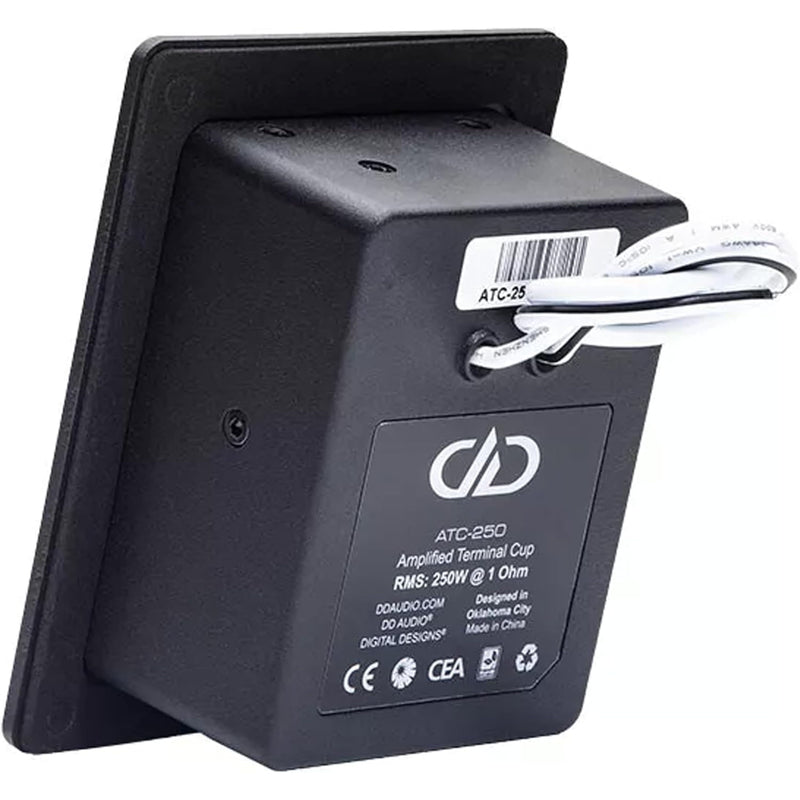 250 Watt High Speed Class D Aluminum Amplified Mini Terminal Cup w/ Remote