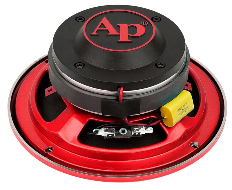 Audiopipe 6.5" 150W RMS 4 Ohm Red Eye Candy Compression Horn Midrange Coax Speaker