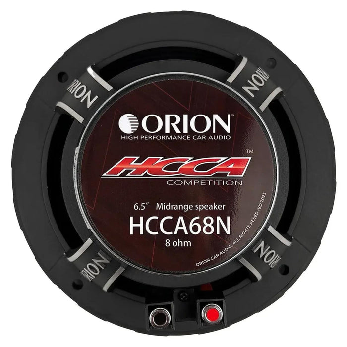 6.5" 350 Watts RMS 4-Ohm Neodymium Midrange Speakers Orion HCCA Series Pair