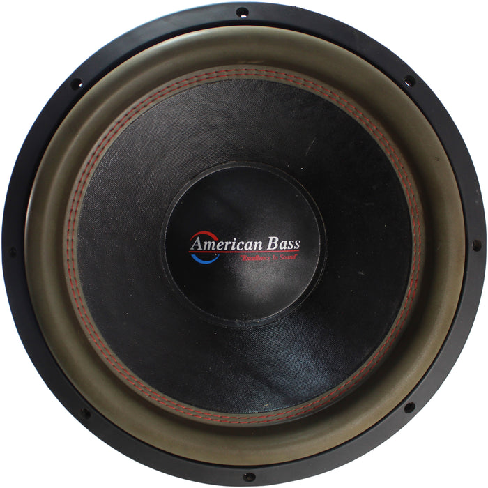 American Bass HD Series 15" 2200W RMS 2-Ohm DVC Subwoofer / OPEN BOX