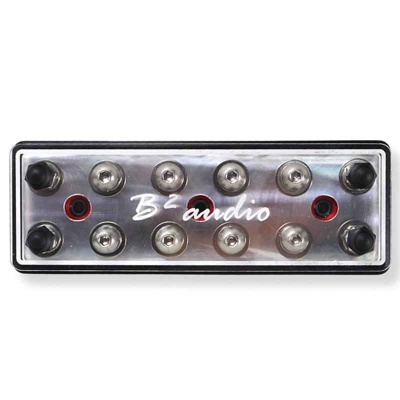 12 Spot Power / Ground 9/32 Terminal Lug Distribution Block - B2 Audio