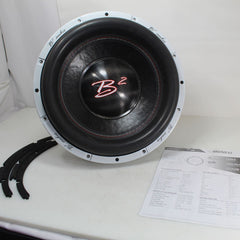 B2 Audio RAGE Series V3 15" 2000 Watt RMS Dual 1-Ohm Subwoofer OPEN BOX