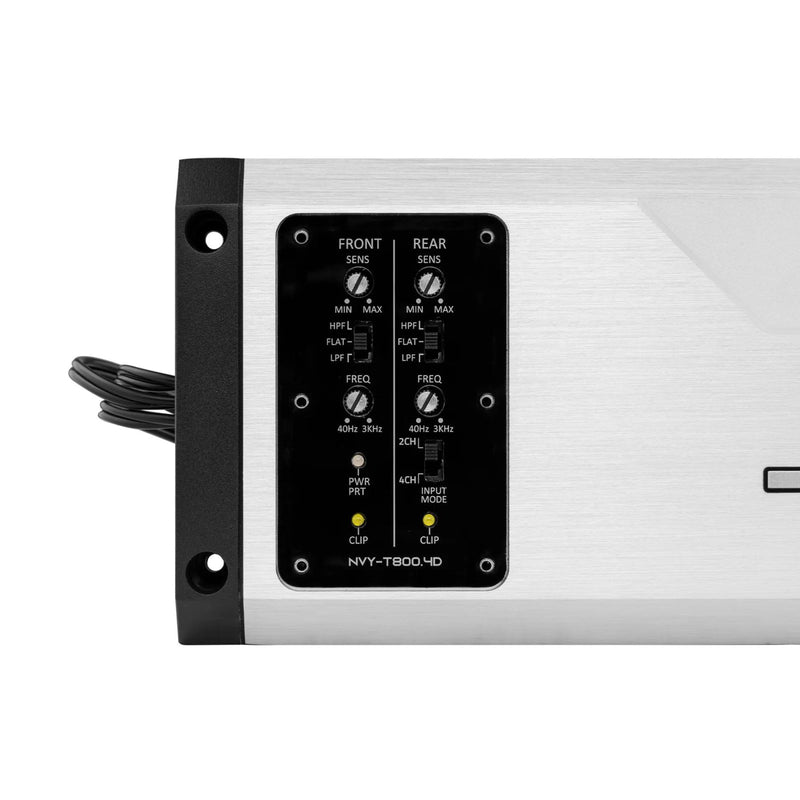 Galeforce Audio 2x F-3 6.5" Hybrid Speakers with DS18 Marine 4 Channel NVY Amp