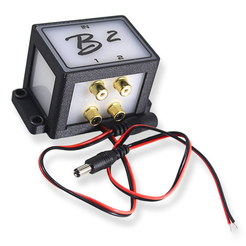B2 Audio Cockbox 2x4 RCA Splitter Distribution Block w/ RGB LED Lights