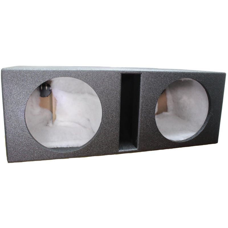 Pipemans Installation Dual 12" Vented and Coated Subwoofer Box 1" Baffle