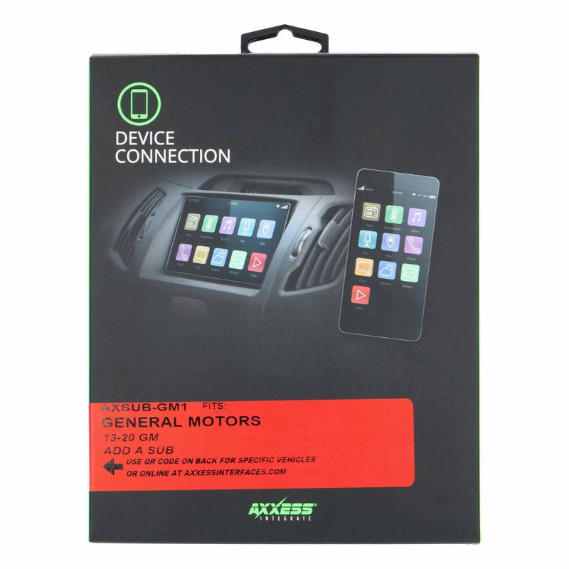 Axxess Add-a-Sub Subwoofer Interface w/ Bass Knob & T-Harness for GM 2013–2020