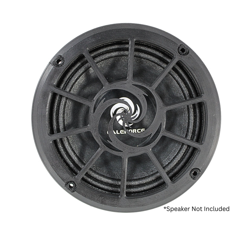 Pair of 6.5" Black Galeforce Logo 3D-Printed Speaker Grills for F-3 and G3 Series