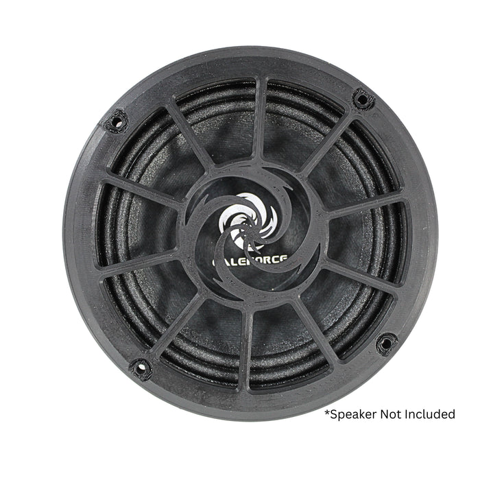 Pair of 6.5" Black Galeforce Logo 3D-Printed Speaker Grills for F3 and G3 Series