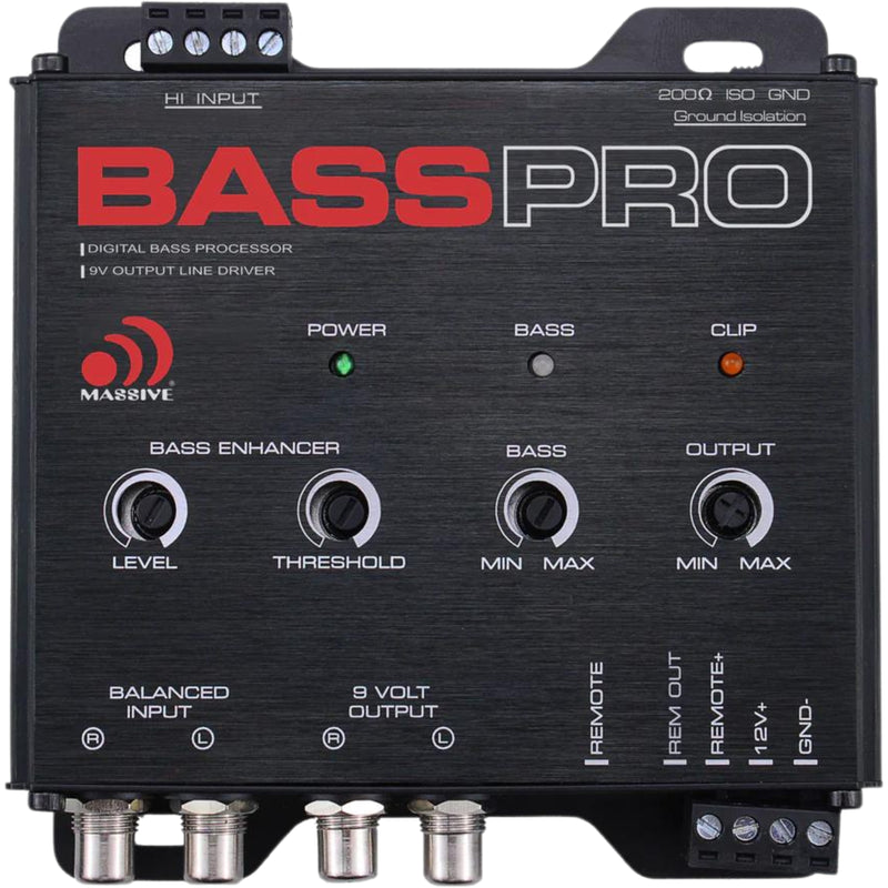 9v Digital Bass Restoration Processor Massive Audio MA-BASS-PRO