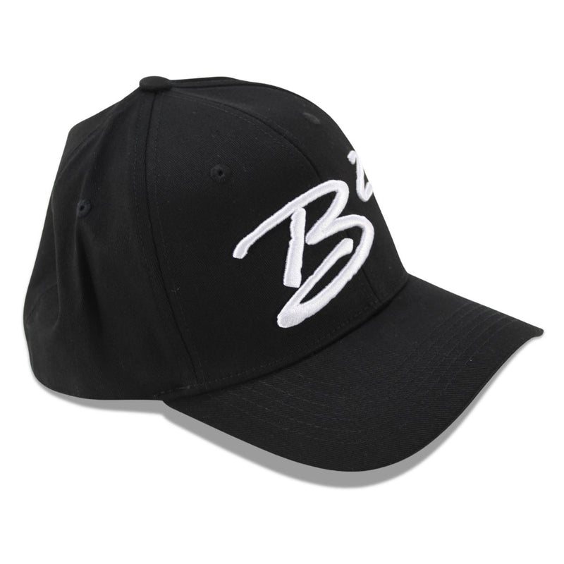 B2 Audio Black Flex-Fit Classic, Ball Cap Hat with "B2" Logo