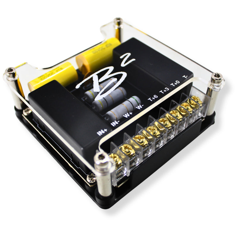 B2 Audio RAGE Series 6.5" 2-way 4 Ohm 100W Component Set w/Crossovers RAGE61-V2