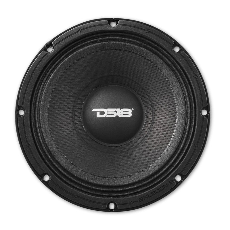 8" 400 Watt RMS 8-Ohm Mid-Range Loudspeaker with Neodymium Magnet