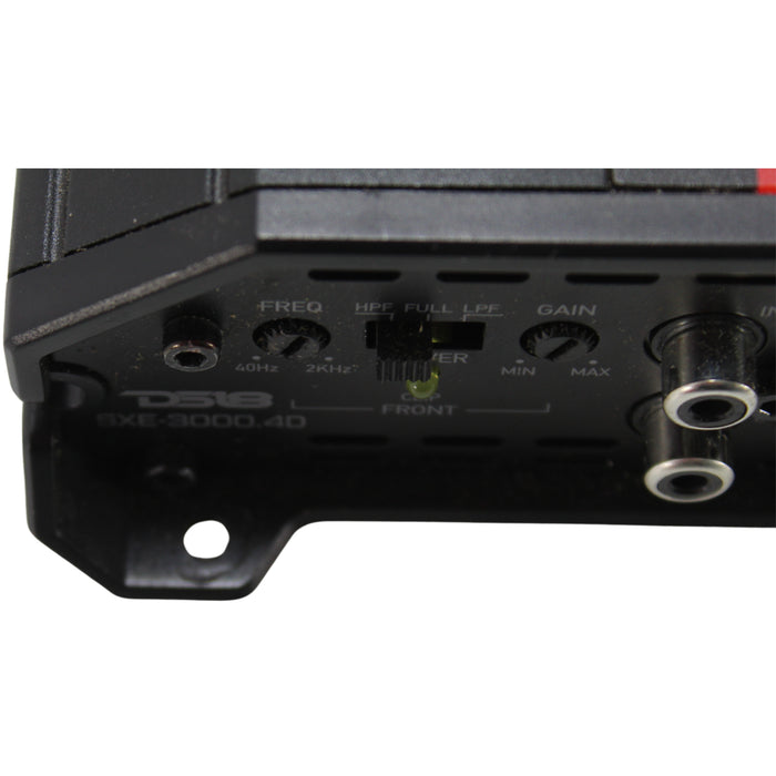 DS18 Car Audio Full Range 4-Ch 3000W Amplifier Class-D SXE-3000.4D-BK OPEN BOX