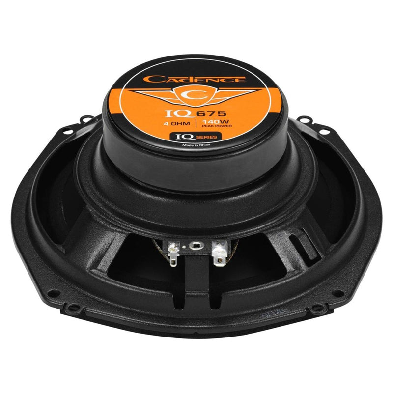 Cadence 6.75" 55 Watt RMS 4-Ohm 3-Way Coaxial Car Audio Speakers Pair IQ675GE