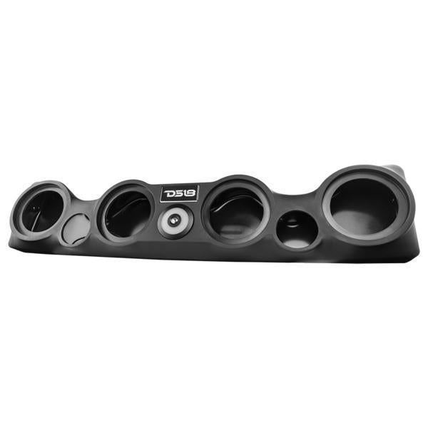 Black Jeep Wrangler Sound Bar System fits 4 x 6.5" and 2 x 1.75" TJ-SBAR-BK