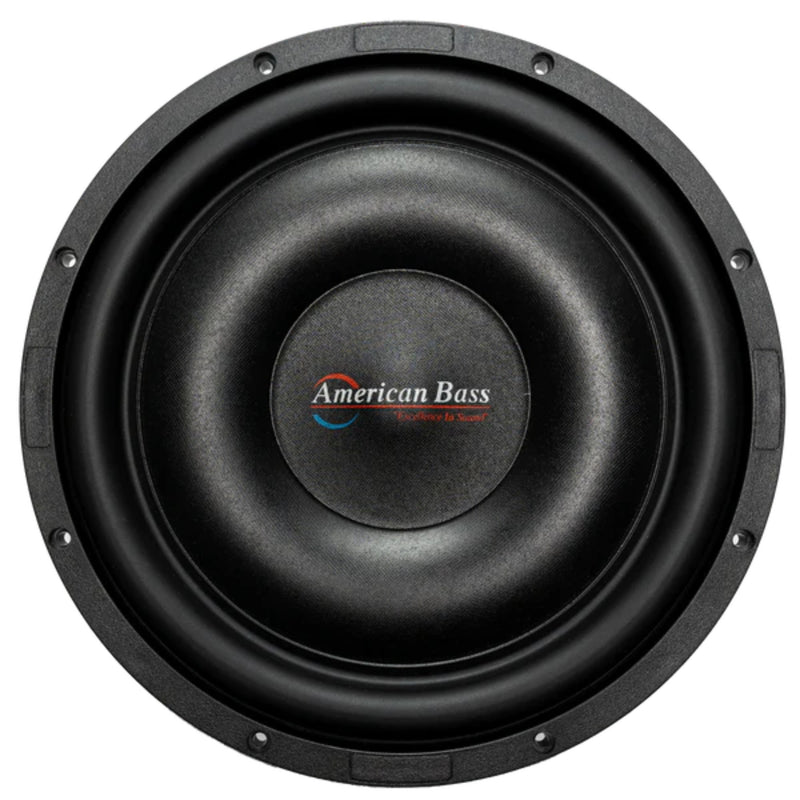 American 12" 600 Watt RMS 4-Ohm DVC Shallow Subwoofer Bass Titanium 1244