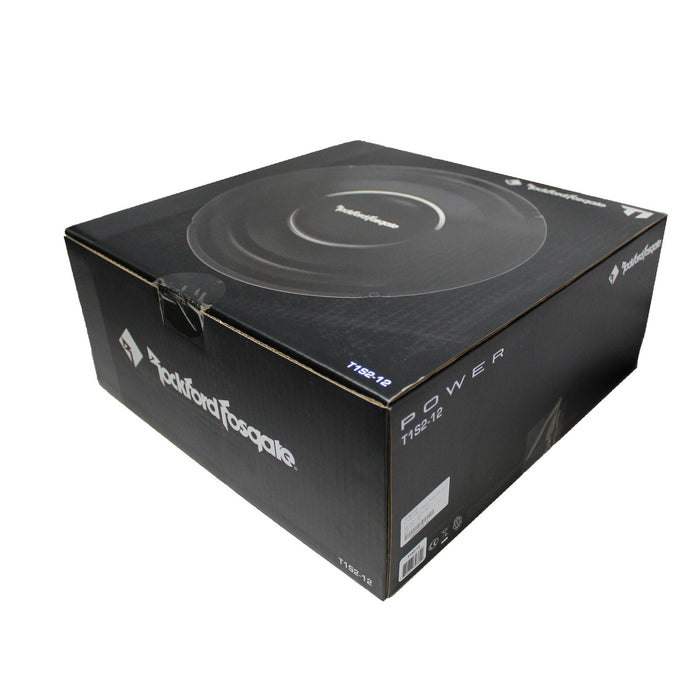 Rockford Fosgate Power 12" Slim 1200 Watt Single 2 Ohm Subwoofer T1S2-12