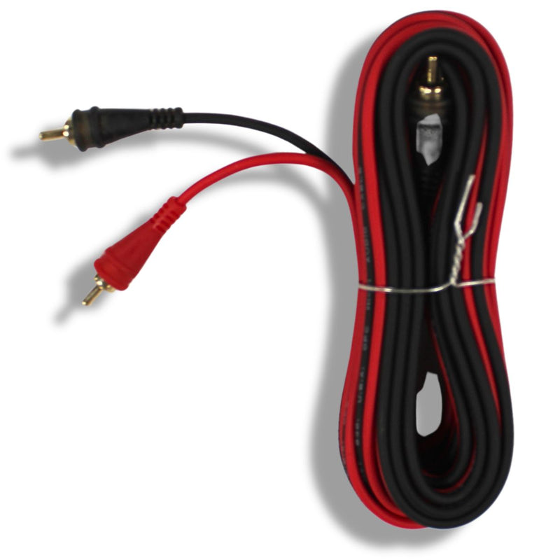 Audiopipe Frosted RCA Cables w/Gold-Plated RCA Connectors (10 Pack) 1.5-25 Feet