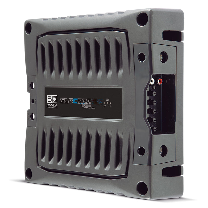 Banda ELECTRA Line Aluminum Brazilian 3000 Watt 2-Ohm Monoblock Bass Amplifier