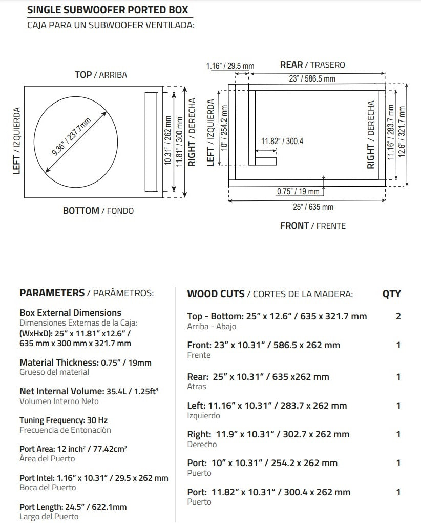 DS18 Car Audio 10 High Excursion Subwoofer 1600 Watt Dual 4 Ohm VC