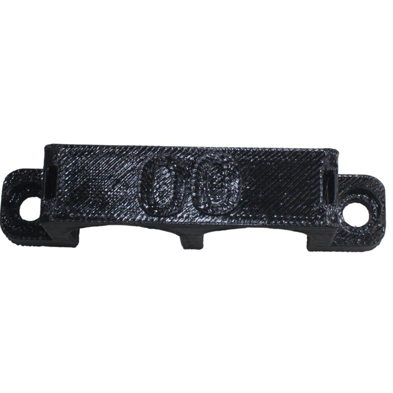 00 Gauge Cable Management Wire Comb Dual Slot Use w/ Cable Zip Tie Red/Black