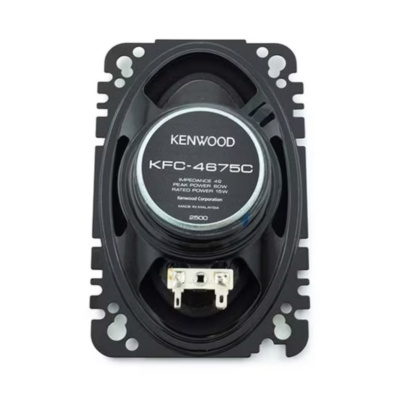 Pair of Kenwood 60-Watt 4-Inch x 6-Inch Two-Way Speaker System KFC-4675C
