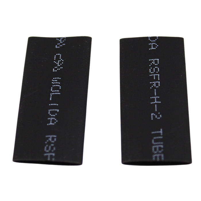 Pair of 4 Gauge 5/16 Inch Solder Style Copper Ring Terminal Lugs w/ Heatshrink