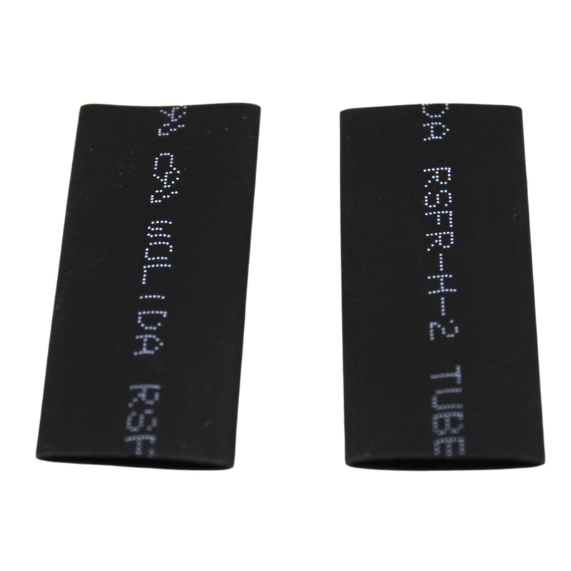 Pair of 4 Gauge 5/16 Inch Solder-Style Copper Ring Terminal Lugs w/ Heat Shrink