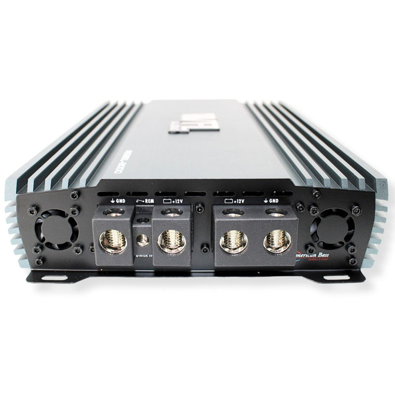 American Bass 8000 Watt 1-Ohm Monoblock Class D Digital Amplifier REBEL-8000.1