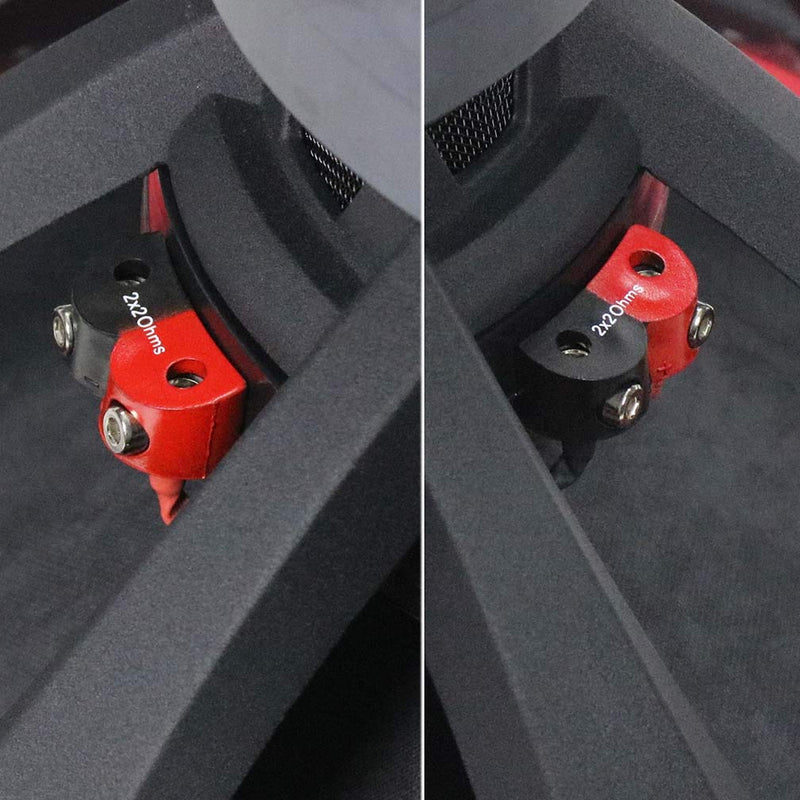 Audiopipe 18" 1700 Watt RMS Dual 2-Ohm Car Audio Subwoofer Quad Stacked Magnet