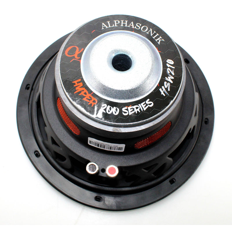 10" 900W HYPER 200 Series Subwoofer 4 Ohm 2" Voice Coils HSW210 OPEN BOX
