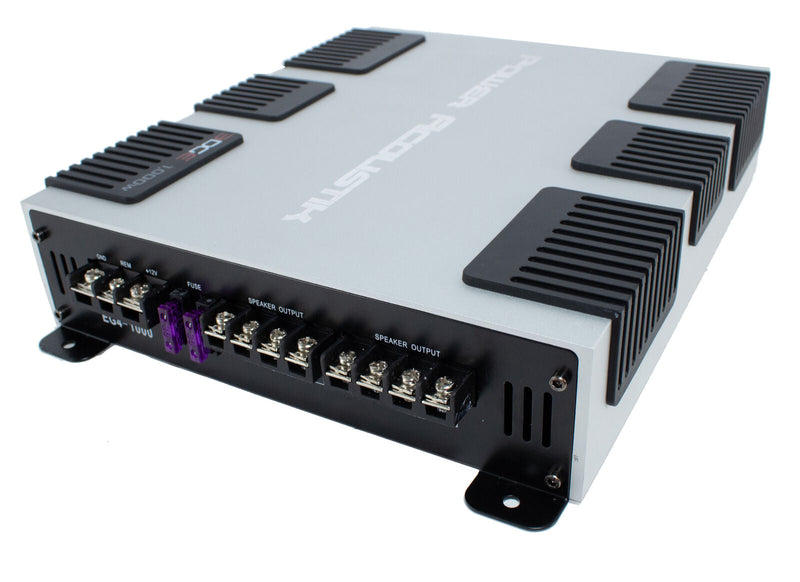 Power Acoustik 1000W 4 Ch Amplifier Class AB Full Range Bridgeable EG4-1000