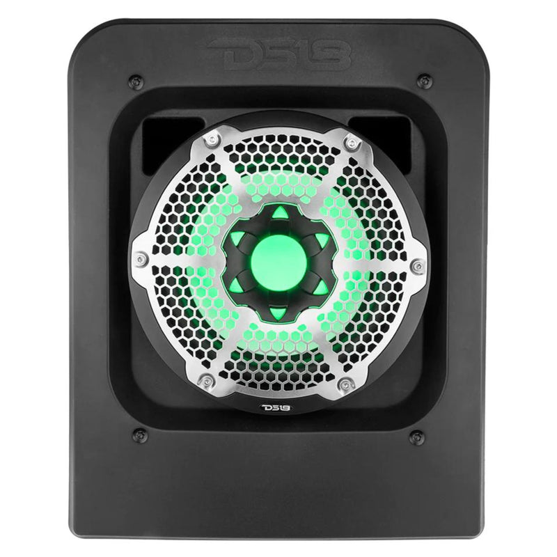 DS18 Polaris Slingshot Rear Loaded 10" Marine Subwoofer Enclosure w/RGB Lights