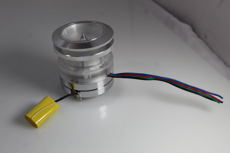 DS18 Car Audio 1" Super Bullet Tweeter 200 Watt 4 Ohm RGB LED Neodymium OPEN BOX