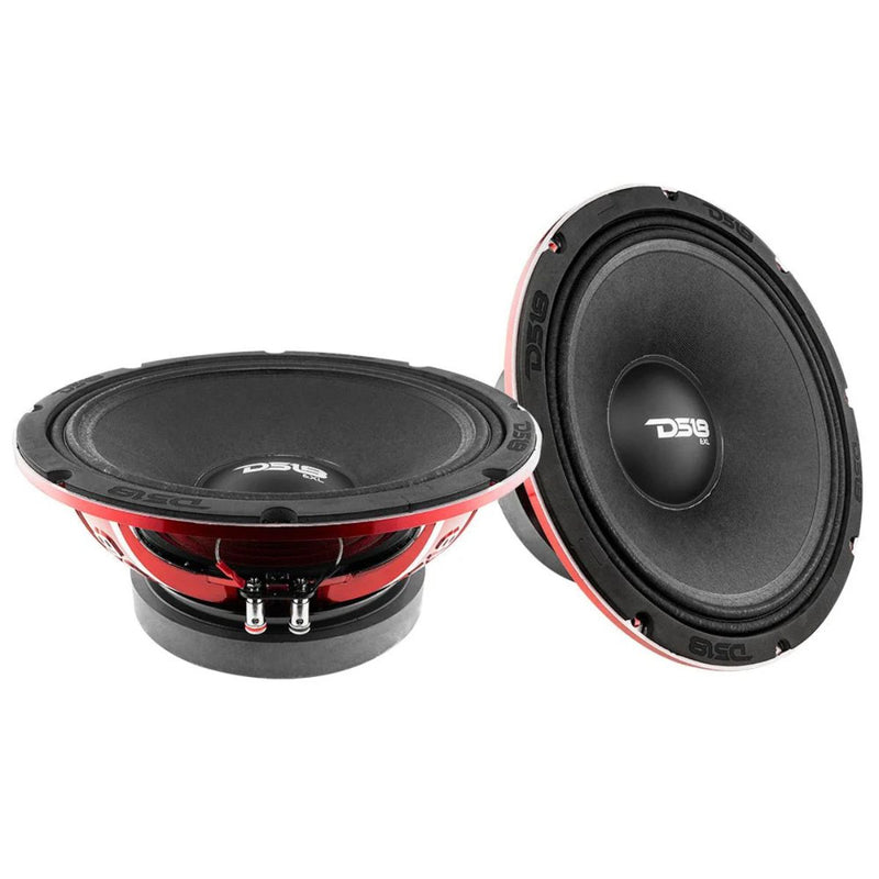 12" Car Audio Midbass Loudspeaker 1400 Watt 4 Ohm Red Basket DS18 PRO-EXL124MB