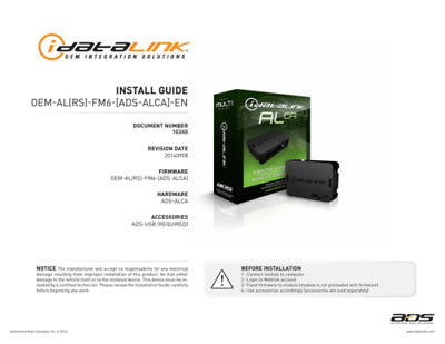Scytek StartLink Remote Start Add On Key w/ Multi Series Bypass Mod ADS-AL-CA