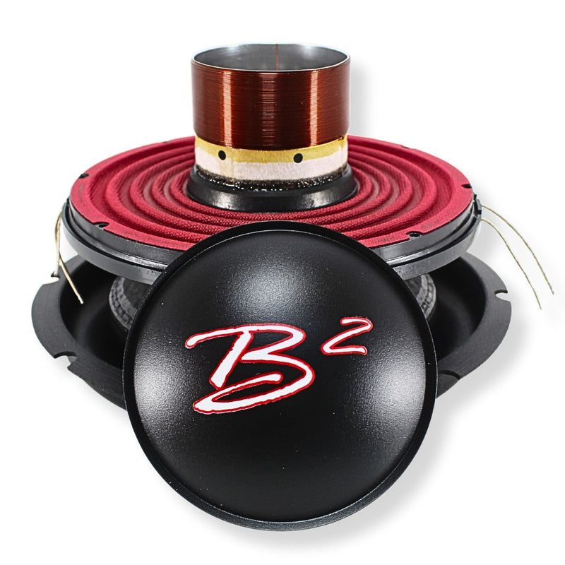 B2 Audio Riot Re-cone Kit Drop-In 10"  4-Ohm 3" Coil Carbon Fiber