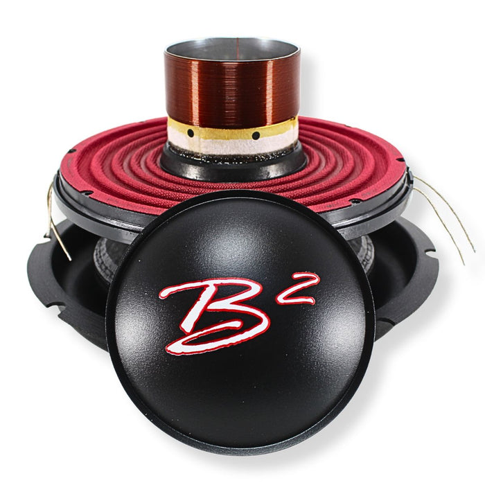 B2 Audio Riot Re-cone Kit Drop-In 10"  4-Ohm 3" Coil Carbon Fiber