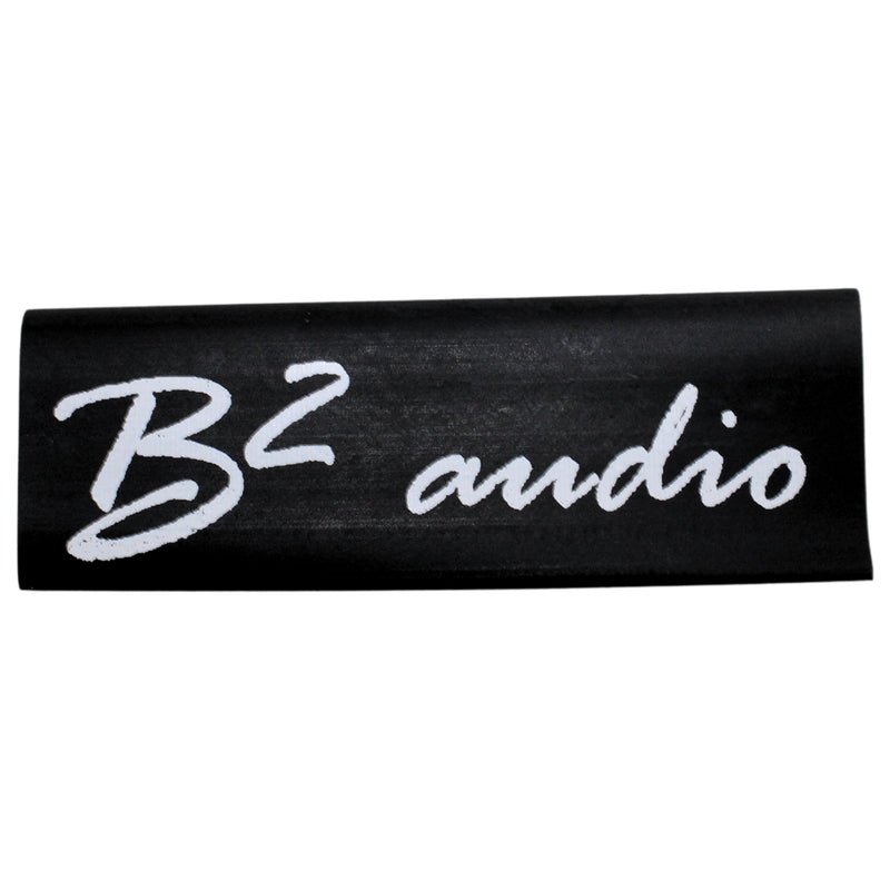 B2 Audio Heat Shrink 10 Pack of 4 Gauge Black with B2 Audio Logo