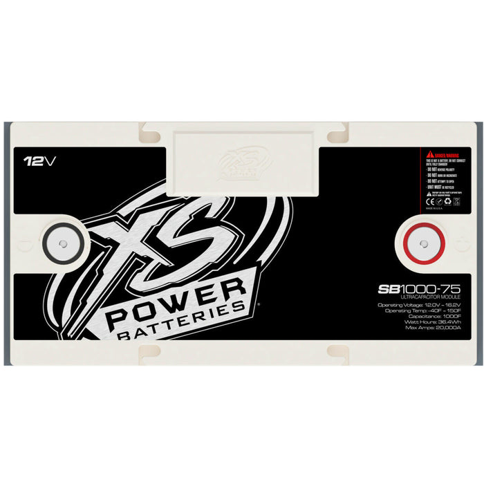 XS Power SuperBANK 12 Volt 8000 Watt 1000 Farad Super Capacitor Bank / SB1000-75